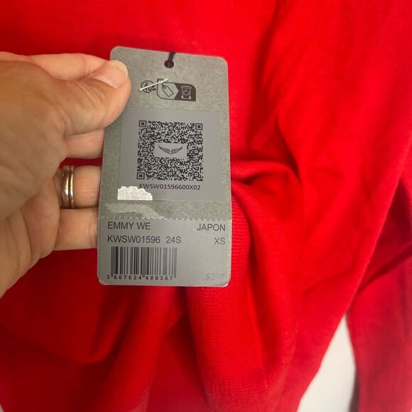 Zadig & Voltaire Emma cut-out-sleeves wool jumper Sweater NWT FLAWED - Picture 13 of 14